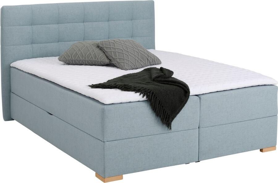 Home affaire Boxspring Olivet in 4 kleuren 4 breedten 2 matrassoorten ook in extra lang 220 cm - Foto 6