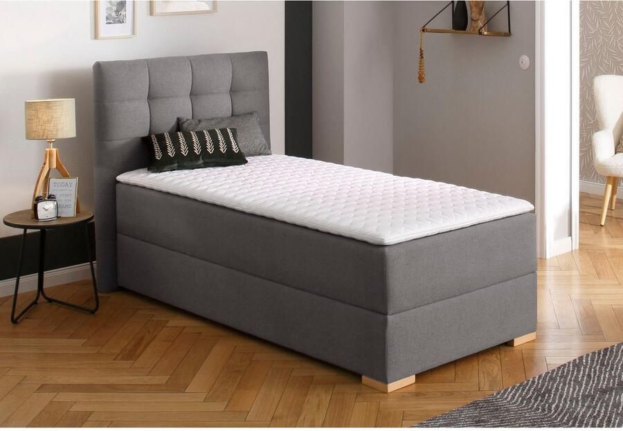 Home affaire Boxspring Olivet in 4 kleuren 4 breedten 2 matrassoorten ook in extra lang 220 cm - Foto 2