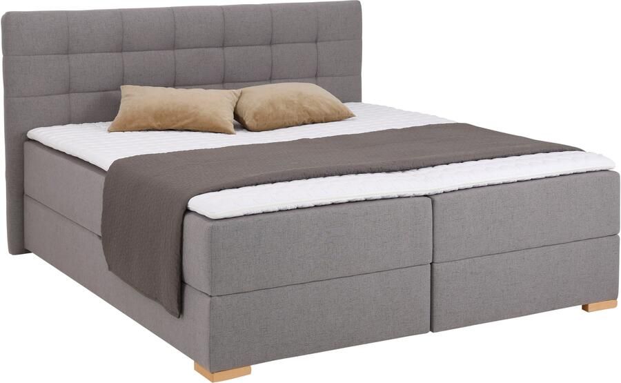 Home affaire Boxspring Olivet in 4 kleuren 4 breedten 2 matrassoorten ook in extra lang 220 cm - Foto 5