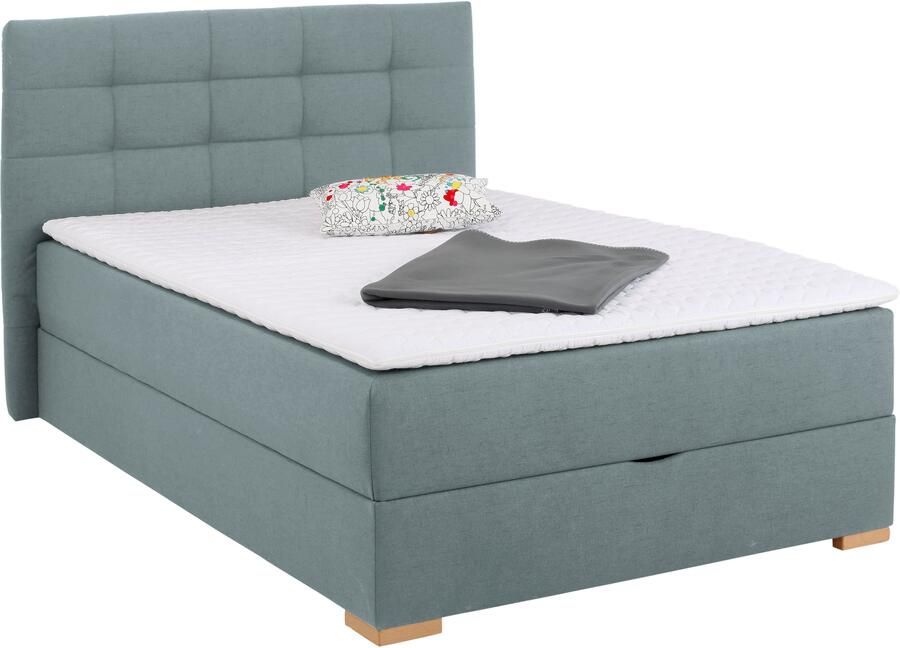 Home affaire Boxspring Olivet in 4 kleuren 4 breedten 2 matrassoorten ook in extra lang 220 cm - Foto 5
