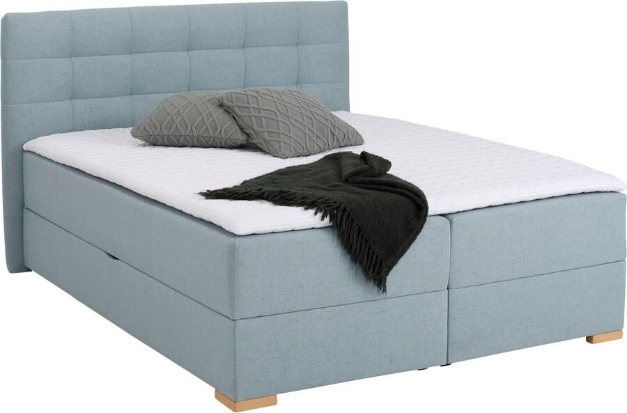 Home affaire Boxspring Olivet in 4 kleuren 4 breedten 2 matrassoorten ook in extra lang 220 cm - Foto 6