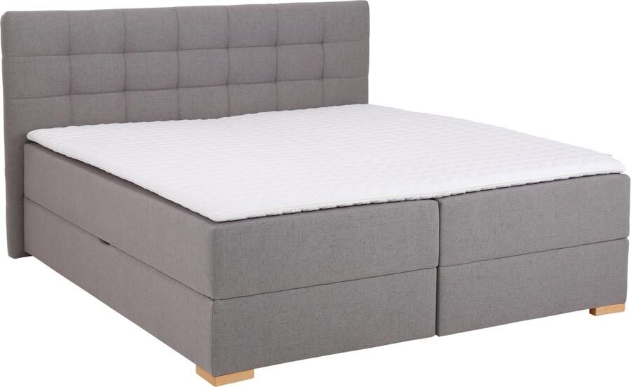 Home affaire Boxspring Olivet in 4 kleuren 4 breedten 2 matrassoorten ook in extra lang 220 cm - Foto 9