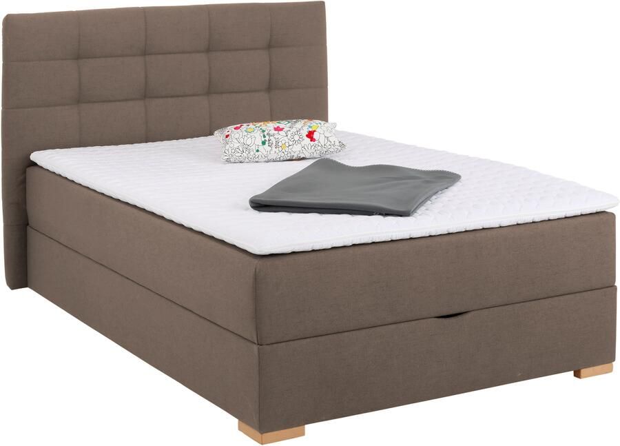 Home affaire Boxspring Olivet in 4 kleuren 4 breedten 2 matrassoorten ook in extra lang 220 cm - Foto 6