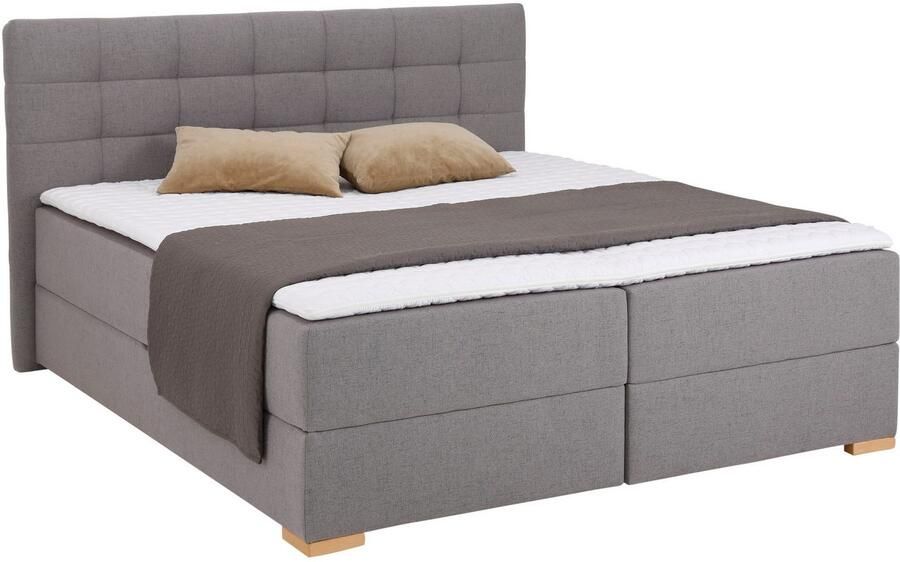 Home affaire Boxspring Olivet met bedkast in 4 kleuren 4 breedten 2 matrassoorten ook in extra lang 220 cm - Foto 4
