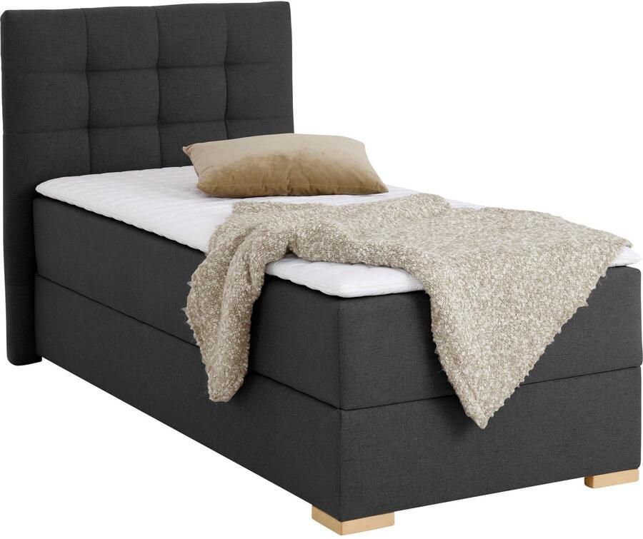 Home affaire Boxspring Olivet met bedkast in 4 kleuren 4 breedten 2 matrassoorten ook in extra lang 220 cm - Foto 2