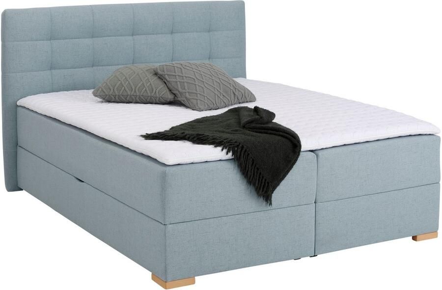 Home affaire Boxspring Olivet met bedkast in 4 kleuren 4 breedten 2 matrassoorten ook in extra lang 220 cm - Foto 4
