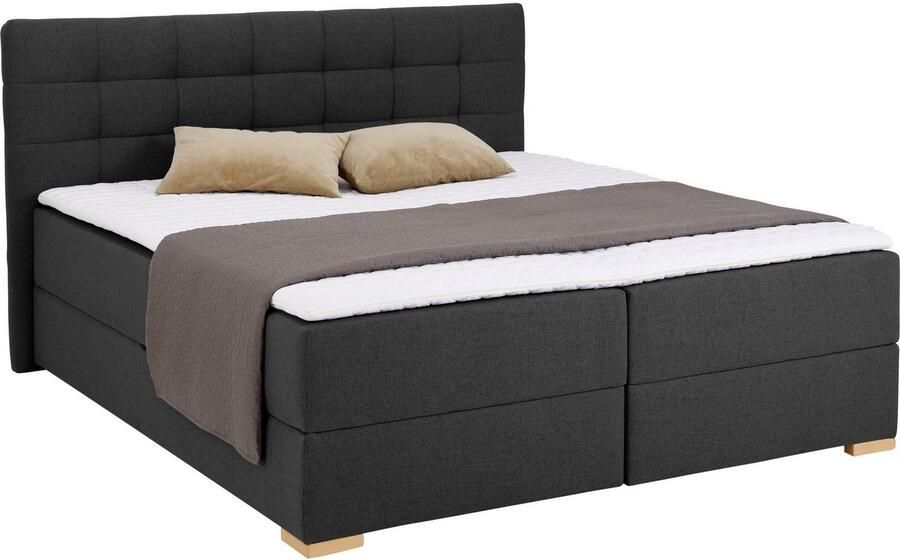 Home affaire Boxspring Olivet met bedkast in 4 kleuren 4 breedten 2 matrassoorten ook in extra lang 220 cm - Foto 4