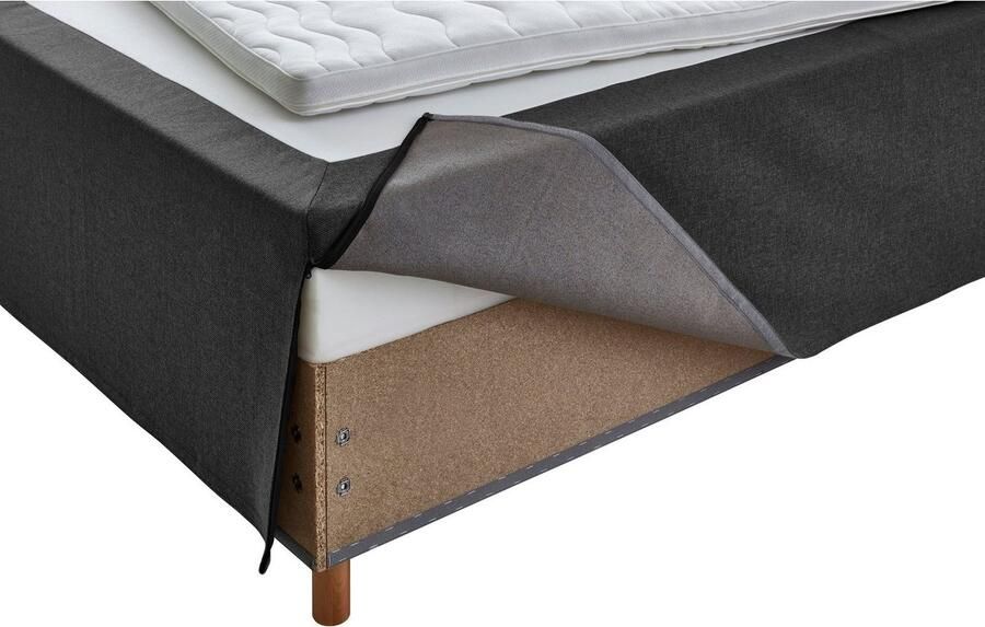 Home affaire Boxspring Thorsby Boxbed zonder hoofdbord vrij plaatsbaar voor schuine plafonds
