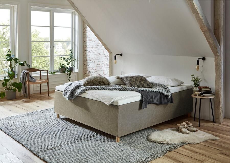 Home affaire Boxspring Thorsby Boxbed zonder hoofdbord vrij plaatsbaar voor schuine plafonds - Foto 4