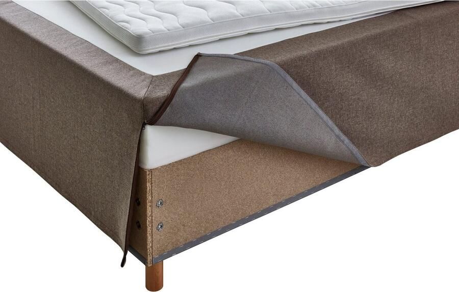 Home affaire Boxspring Thorsby Boxbed zonder hoofdbord vrij plaatsbaar voor schuine plafonds