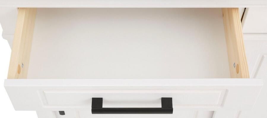 Home affaire Vitrinekast Anabel van massief grenen breedte 110 cm hoogte 190 cm - Foto 5