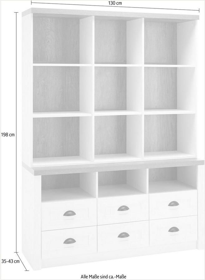 Home affaire Buffetkast Beauvais Hoogte ca. 198 cm - Foto 3
