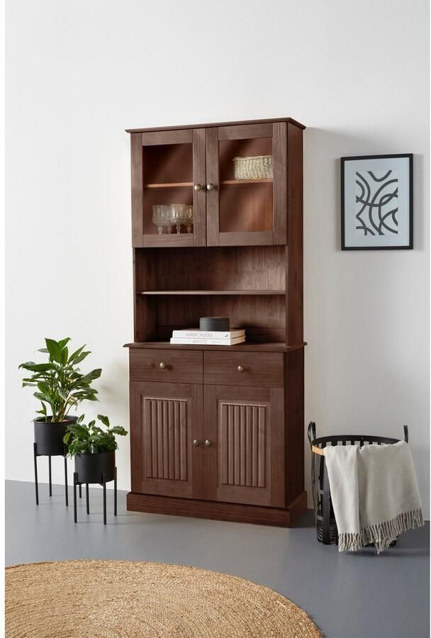 Home affaire Buffetkast Liotta met 1 lade en 3 verstelbare planken massief grenen - Foto 2