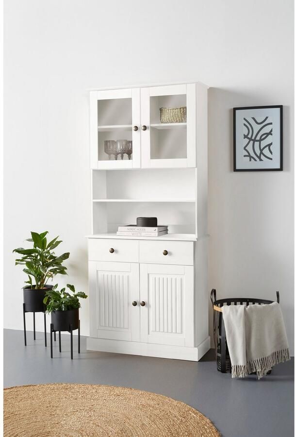 Home affaire Buffetkast Liotta met 1 lade en 3 verstelbare planken massief grenen - Foto 2