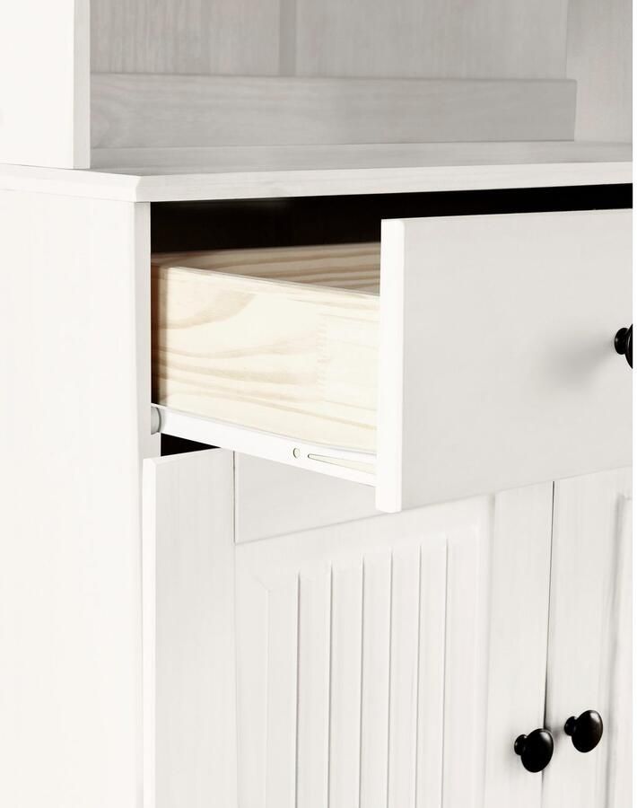 Home affaire Buffetkast Liotta met 1 lade en 3 verstelbare planken massief grenen