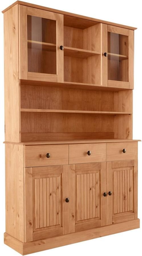 Home affaire Buffetkast Liotta met 2 laden en 6 verstelbare planken massief grenen - Foto 6