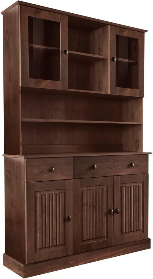 Home affaire Buffetkast Liotta met 2 laden en 6 verstelbare planken massief grenen - Foto 6