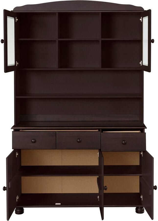 Home affaire Buffetkast Mette Met 2 laden en veel bergruimte achter 4 deuren hoogte 181cm (2-delig) - Foto 2