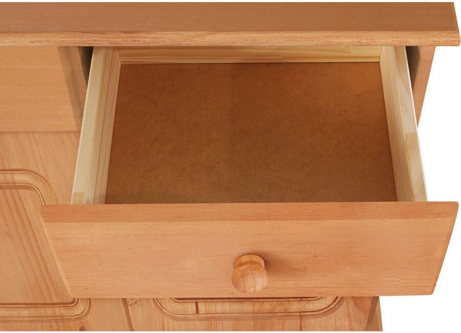 Home affaire Buffetkast Mette Met 2 laden en veel bergruimte achter 4 deuren hoogte 181cm (2 stuks) - Foto 3