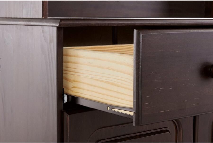 Home affaire Buffetkast Mette Met grote lade en veel bergruimte achter 4 deuren hoogte 181cm (2 stuks) - Foto 3
