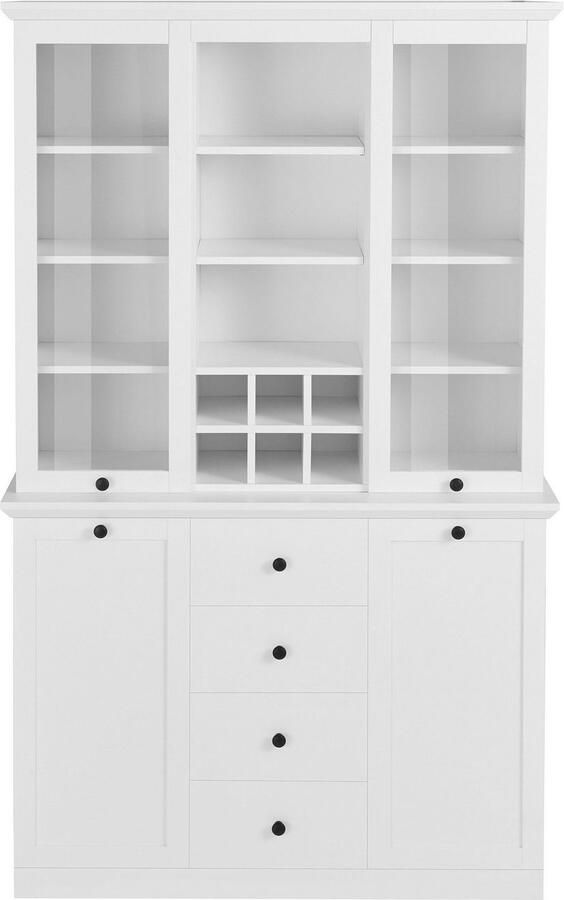 Home affaire Buffetkast Örebro tijdloze landelijke stijl volledig uittrekbaar verlichting optioneel - Foto 6