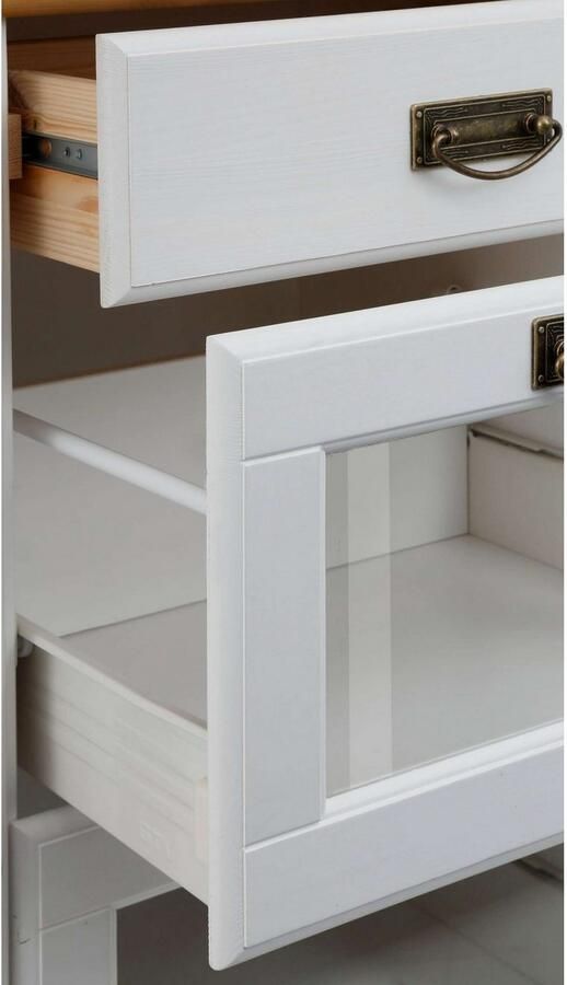 Home affaire Buffetkast Rügen gecertificeerd massief hout hoogte 168 cm in landhuisstijl - Foto 9