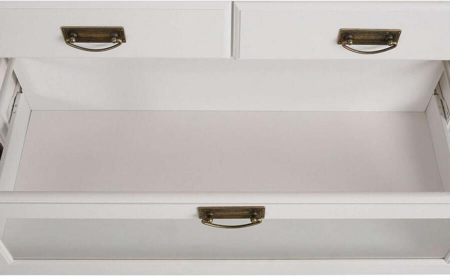 Home affaire Buffetkast Rügen gecertificeerd massief hout hoogte 168 cm in landhuisstijl - Foto 8