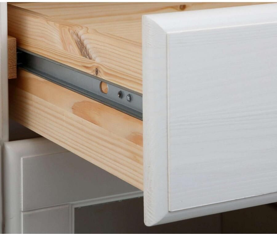 Home affaire Buffetkast Rügen gecertificeerd massief hout hoogte 168 cm in landhuisstijl