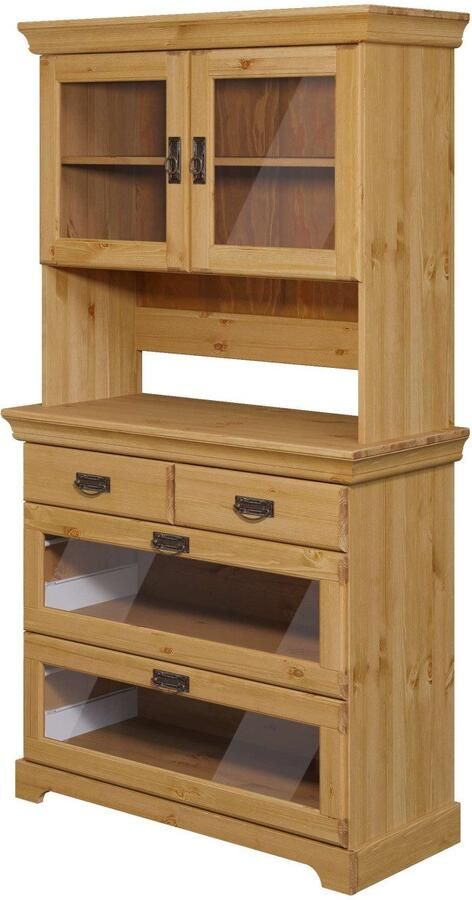 Home affaire Buffetkast Rügen gecertificeerd massief hout hoogte 168 cm in landhuisstijl - Foto 18