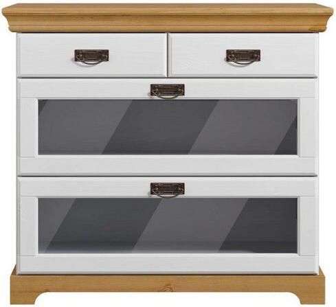 Home affaire Buffetkast Rügen gecertificeerd massief hout hoogte 168 cm in landhuisstijl - Foto 15