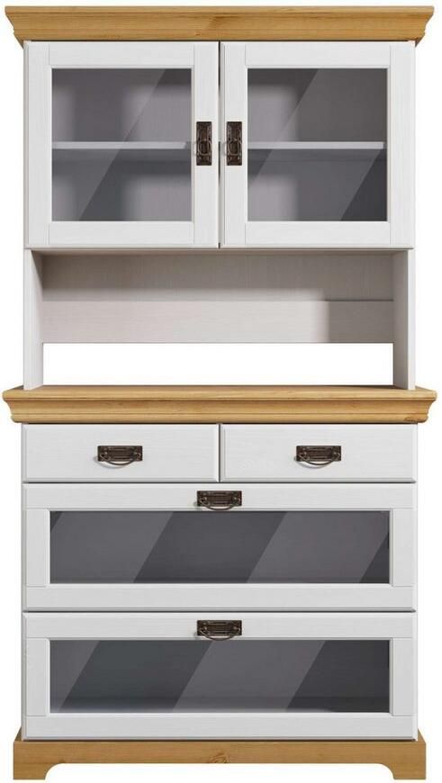 Home affaire Buffetkast Rügen gecertificeerd massief hout hoogte 168 cm in landhuisstijl - Foto 11