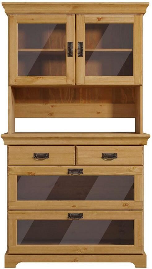 Home affaire Buffetkast Rügen gecertificeerd massief hout hoogte 168 cm in landhuisstijl - Foto 7