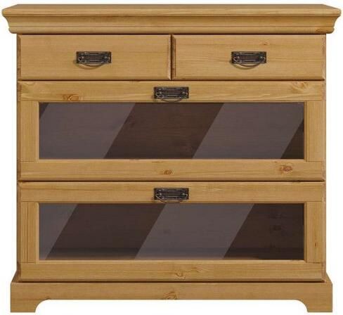 Home affaire Buffetkast Rügen gecertificeerd massief hout hoogte 168 cm in landhuisstijl - Foto 13