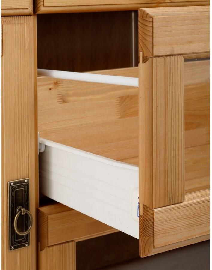 Home affaire Buffetkast Rügen gecertificeerd massief hout in landhuisstijl - Foto 6