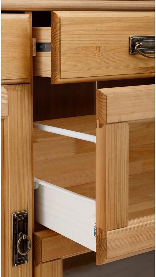 Home affaire Buffetkast Rügen gecertificeerd massief hout in landhuisstijl - Foto 9