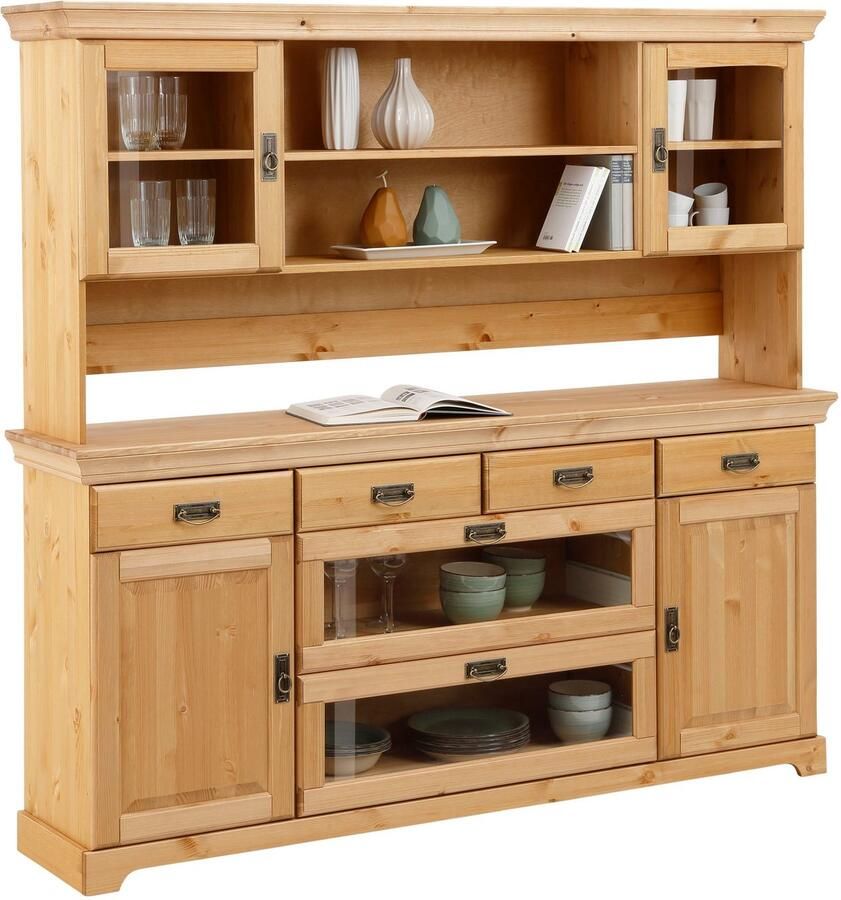 Home affaire Buffetkast Rügen gecertificeerd massief hout in landhuisstijl - Foto 4