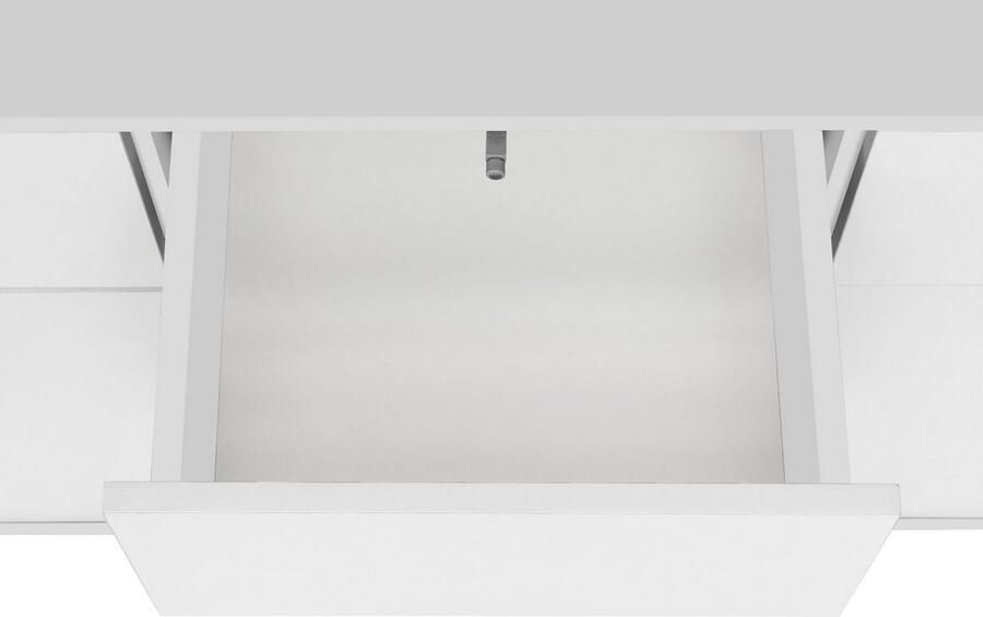 Home affaire Buffetkast Skandi 3 glasdeuren 3 houten deuren en 3 laden breedte 120 cm hoogte 165 cm - Foto 11