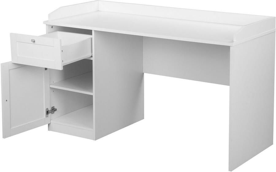 Home affaire Bureau Aalborg in landhuisstijl met lade verhoogde tafelrand breedte 140 cm - Foto 5