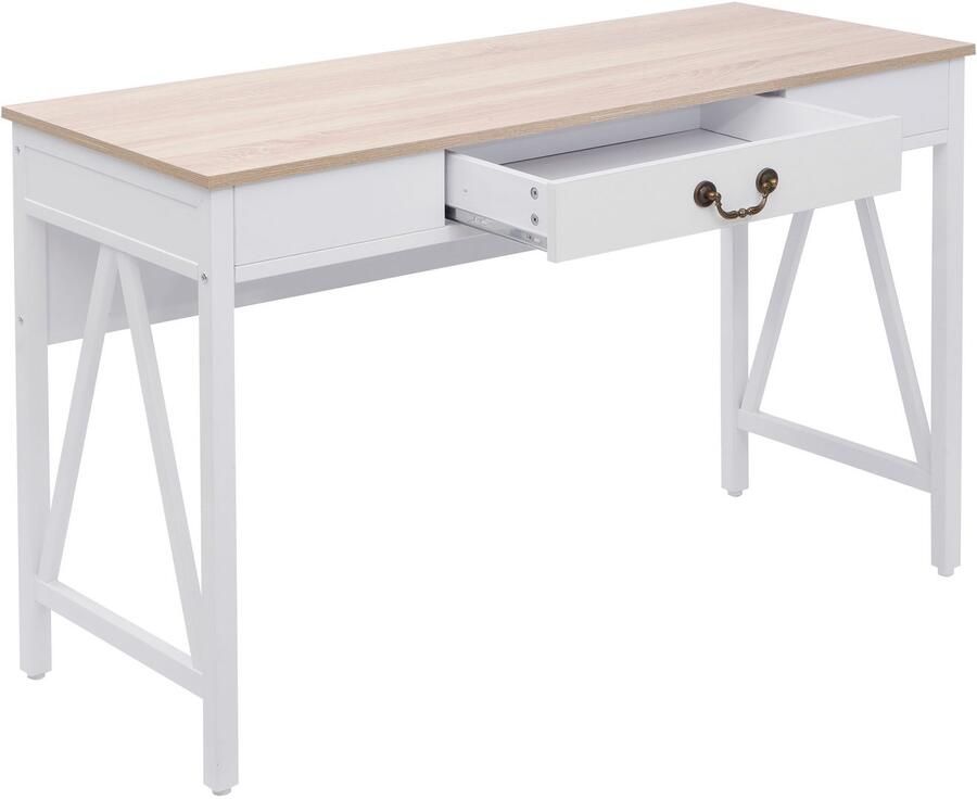 Home affaire Bureau Bellerie Landhuisstijl soft-close krasbestendige oppervlakte breedte 120 cm - Foto 2