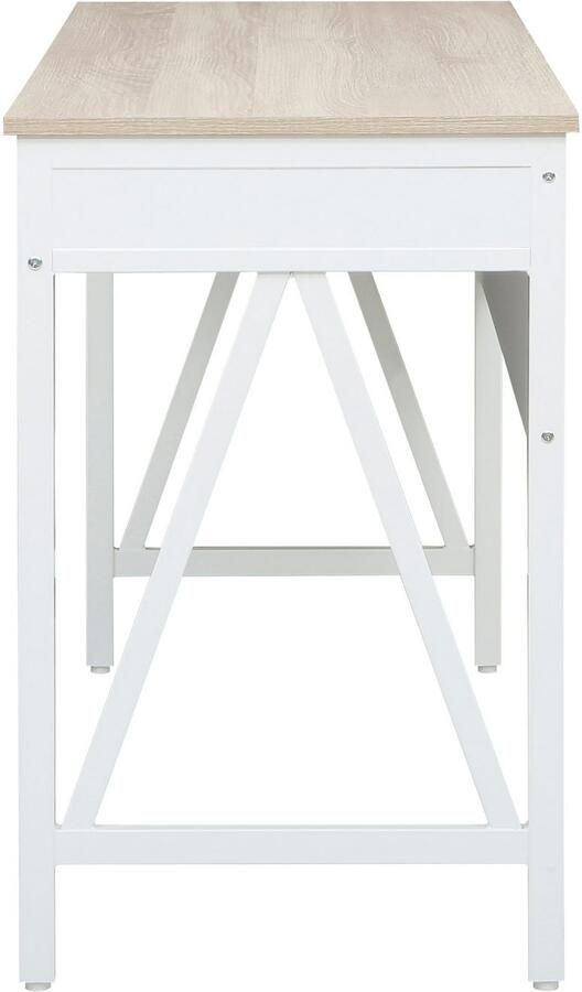 Home affaire Bureau Bellerie Landhuisstijl soft-close krasbestendige oppervlakte breedte 120 cm - Foto 5