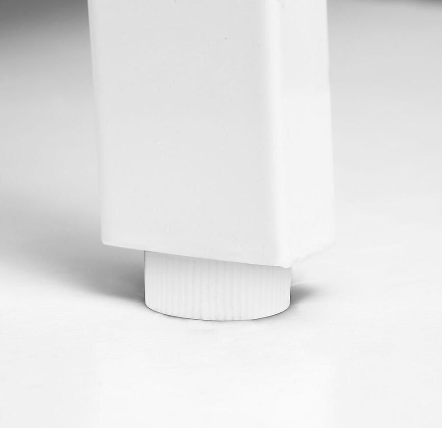 Home affaire Bureau COWELL Computertafel 3 opbergvakken stabiel metalen frame breedte 120 cm