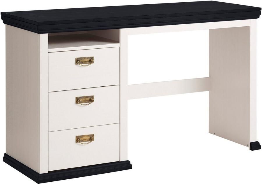 Home affaire Bureau Konrad van gecertificeerd massief hout met lades breedte 129 cm - Foto 8