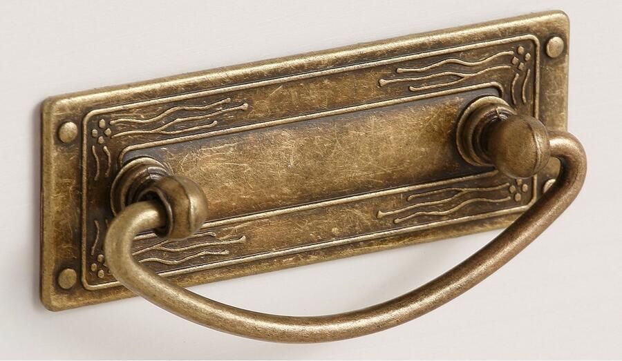 Home affaire Bureau Konrad van gecertificeerd massief hout met lades breedte 129 cm - Foto 6