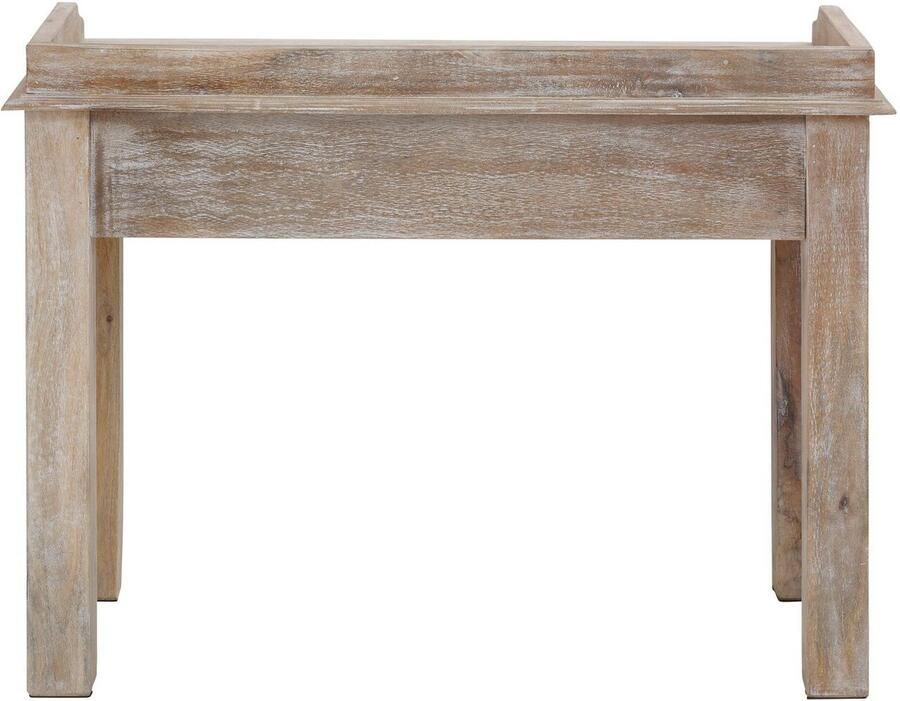 Home affaire Bureau Lavin Mangohout met decoratief houtsnijwerk met de hand gemaakt breedte 111 cm - Foto 5