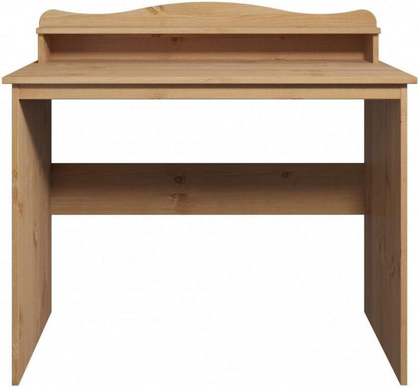Home affaire Bureau Lesve gemaakt van massief grenen met extra bureaublad - Foto 2