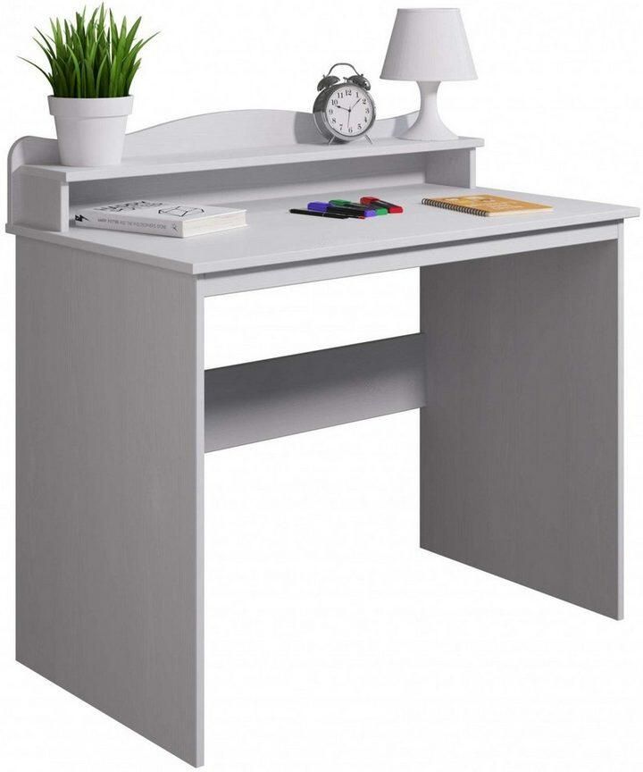 Home affaire Bureau Lesve gemaakt van massief grenen met extra bureaublad - Foto 3