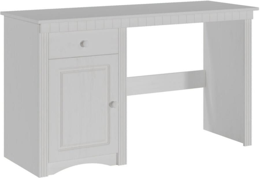 Home affaire Bureau Leuhan Van massief grenen met een lade in 2 kleuren - Foto 5