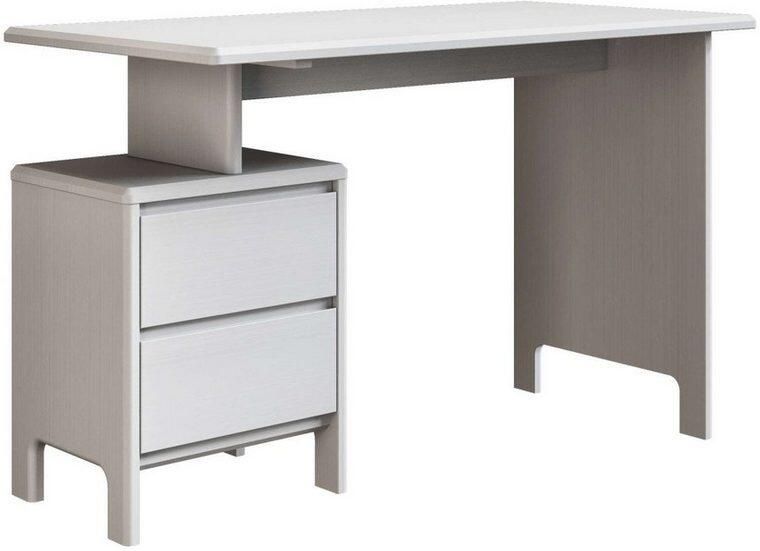 Home affaire Bureau Luven computerbureau gecertificeerd massief hout met 2 lades breedte 120-140 cm - Foto 6