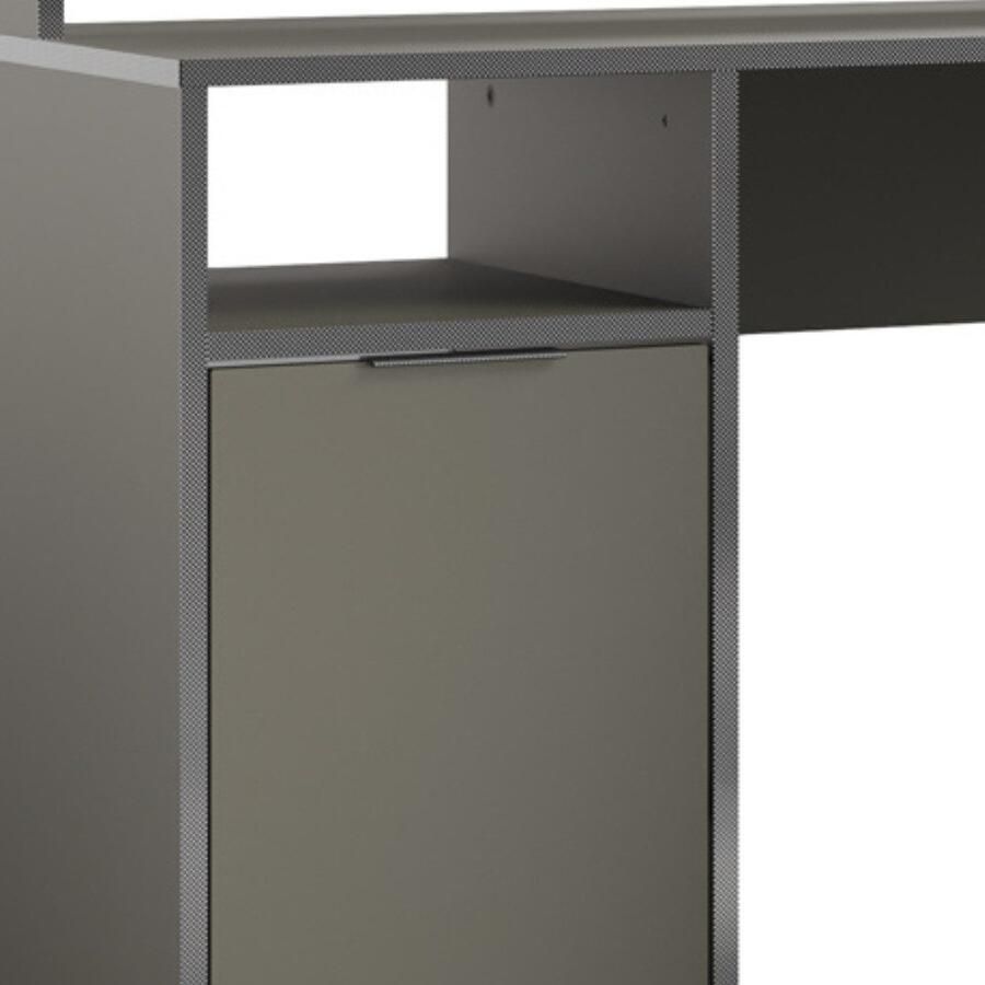 Home affaire Bureau Orem Gamingtafel met deur en monitorsteun breedte 125 x 55 cm