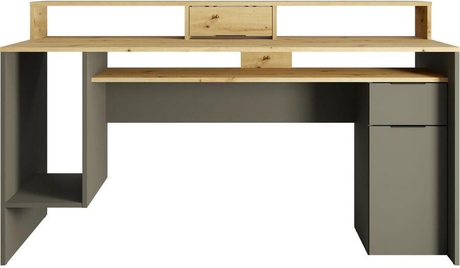 Home affaire Bureau PEORIA Gamingtafel met lade en monitorsteun breedte 160 x 70 cm - Foto 6